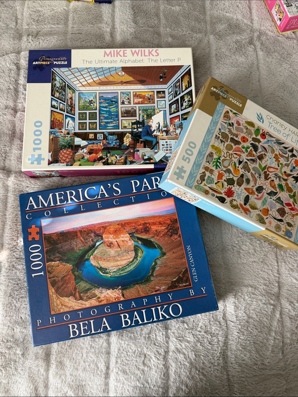 Pomegranate & America's Parks 500 & 1000-Piece Puzzle Bundle